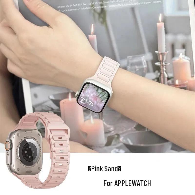 Schlanke Silikon-Sportarmbänder für Apple Watch S10/iWatch9