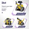 5-in-1 Remote Control Wall-E Robot Building Kit, Compatible with Lego, for Electric Science Education