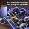 Smart Timer Silent Operation Electronic Mosquito Repellent Trap Insect Control Device for Home Outdoor Family Baby Safety