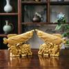 Golden Arowana Sand Gold Ornament: Year-Round Abundance and Wealth-Attracting Goldfish for Home or Office