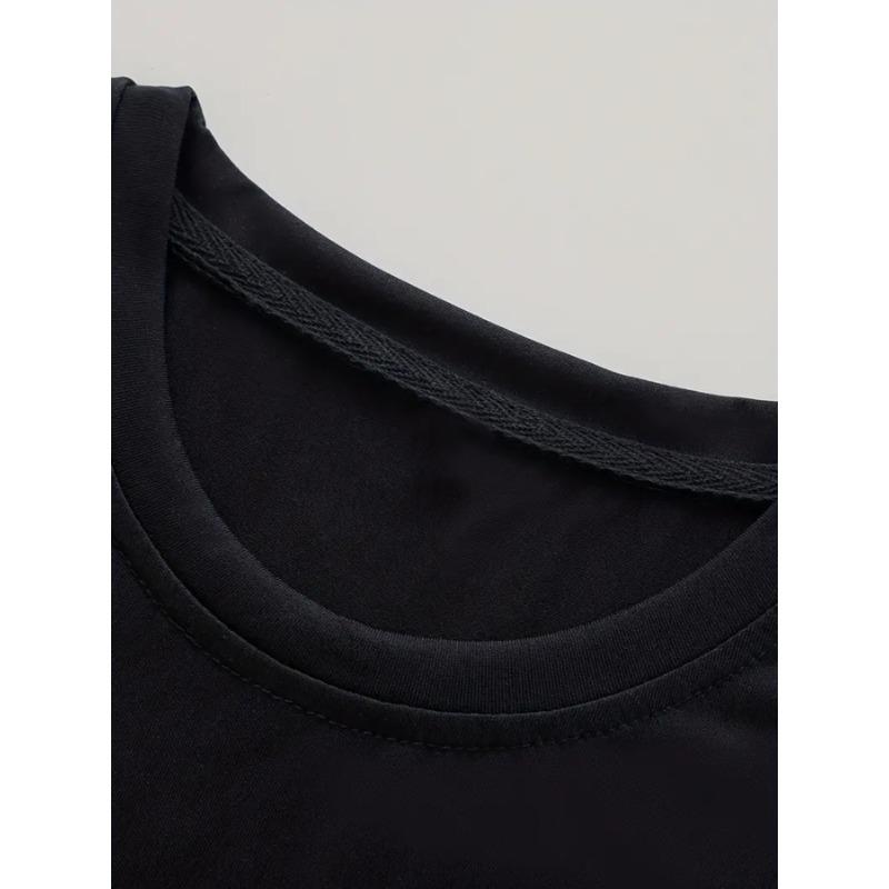 European Sizes Creative Pigeon Men's Fashion Trendy Print Pattern, Men's Round Neck Short Sleeve T-shirt, Holiday Camping Casual T-shirt