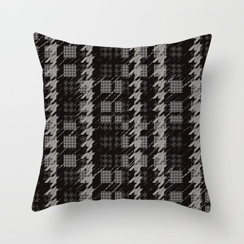 Car Cushion Cover Geometric Gold Print Sofa Square Pillow Cover Cushion Cover Home Furnishings