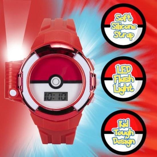 Accutime Corp. Wristwatch Pokemon Digital Quartz Watch POK4281AZ Red
