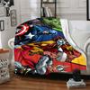 1Pc Avengers Assemble Heroic Teamup Blanket Soft And Comfortable Casual Warm Camping Travel Christmas Halloween Xmas Gift M928664