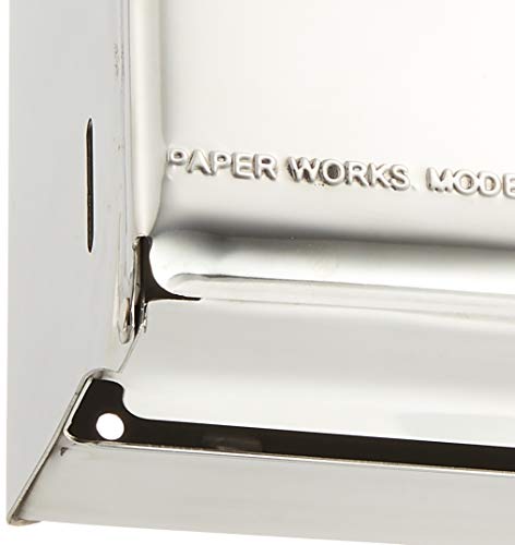 Dulton Tissue Dispenser, Stainless Steel Paper Holder Box, Height 145mm, Width 260mm, Depth 125mm, 100-160NSS