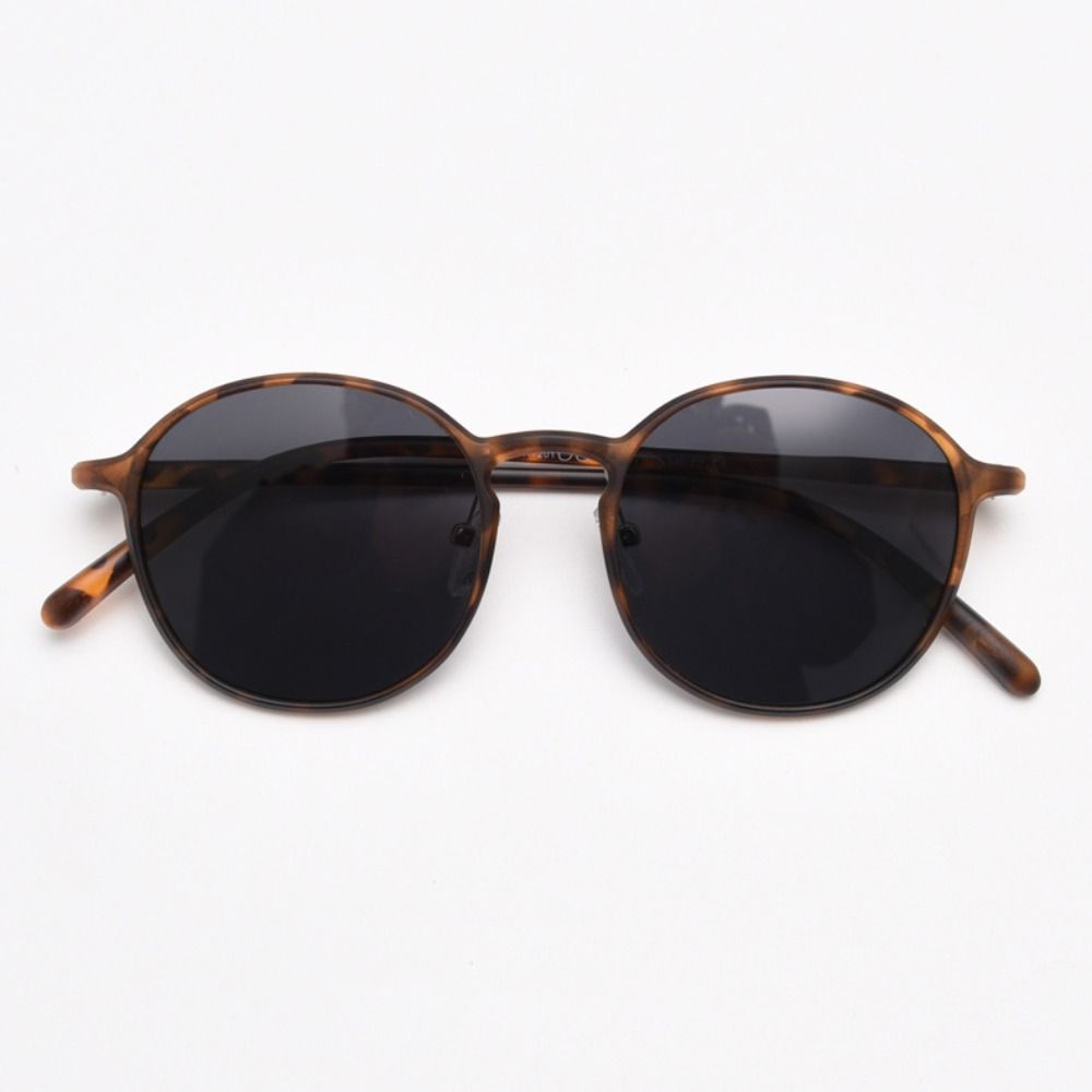 Round Frame UV Resistant Glasses Classic Driving Sunglasses Lightweight Casual Eyewear  Travel