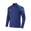 Li Ning Tafeltennis Serie Lange Mouw Opstaande Kraag Sportjack Damesjas Lichtblauw AYYU016-3