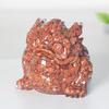 Crystal Frog Figurine With Waterdrop Resin For Rustic Living Room Decor Gift