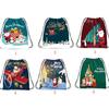 Christmas Kids Candy Bag Santa Claus Decoration Backpack Children's Bundle Pocket Girls Boys Christmas Gift