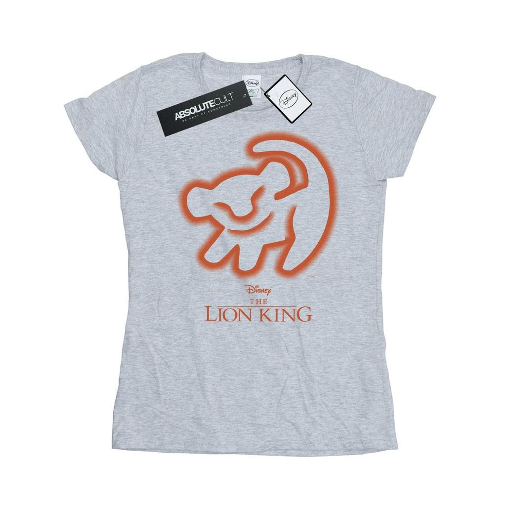 Disney Womens/Ladies The Lion King Cave Drawing Cotton T-Shirt