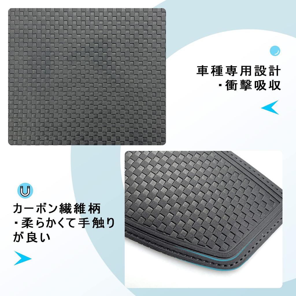 Honda Interior Rubber Black [CDEFG 19-Piece Set] N-BOX JF3/JF4 (2020.12~Present) Mats, Protective, Non-Slip, Customizable, Scratch-Resistant,