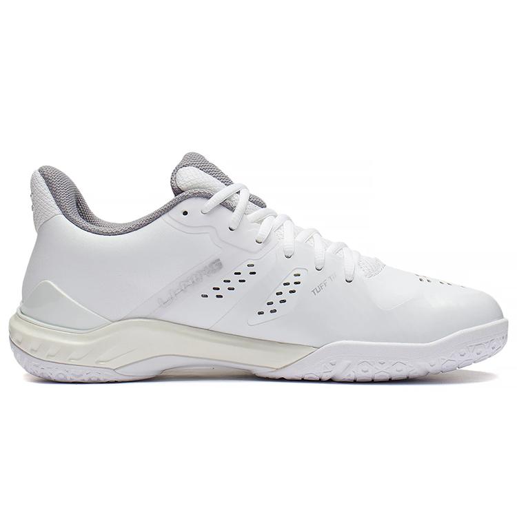 New LiNing Cloud Thunder Low Top Badminton Shoes Unisex White AYAS028-2