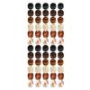 DYS 60Pcs Dreadlock Hair Accessories, Large Hole Beads for Thick Braids And Dreadlocks, Multi-Color Imitation Wood Texture Adults Kids