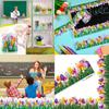 Spring Tulip Flower Party Classroom Decor Paper With Color Printing For Home And Event Use