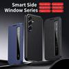 Oryginalne Skórzane Etui Smart z Okienkiem Dotykowym Flip Shell dla Samsung Galaxy S26 S25 S24 S23 S22 Ultra A57 A56 A55 Fundas