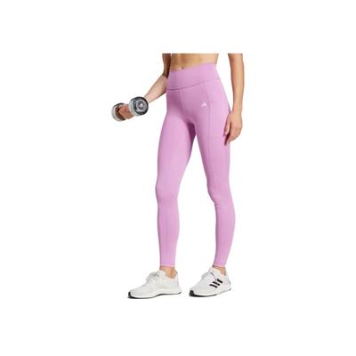 adidas Solid Comfort Fit Orta Bel Yoga Eğitim Spor Taytları Kadın Altları Mor JJ0287