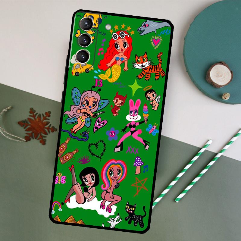 

Karol G Phone Case For Samsung Galaxy S26 S24 Ultra S20 S21 S22 S23 S25 Plus S10 S25 FE Back Cover Galaxy S22Ultra