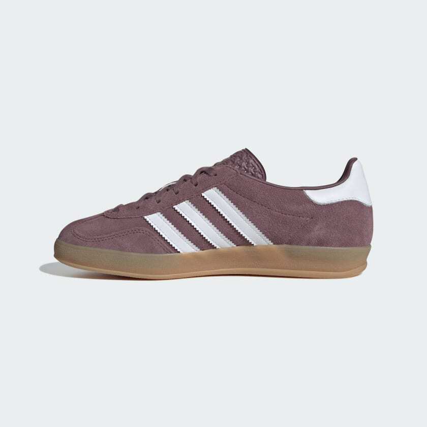 IH5483 Adidas Originals Gazelle Indoor Shadow Fig Cloud White Gum (Men's)