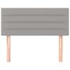 VidaXL Headboard Bedroom Furniture Single Bed Accessory Headboard Bed Frame Interior Light Grey 346130