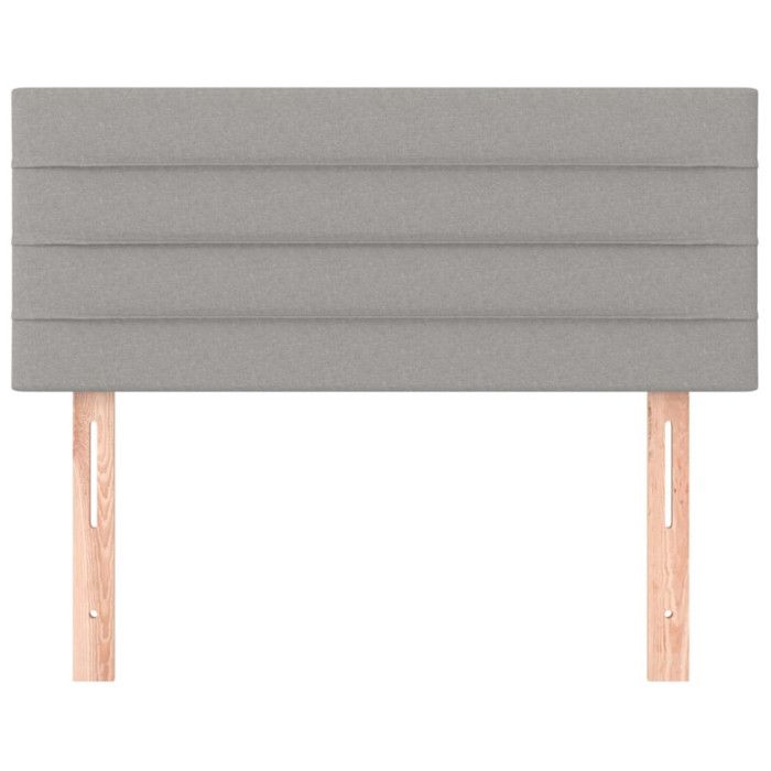 VidaXL Headboard Bedroom Furniture Single Bed Accessory Headboard Bed Frame Interior Light Grey 346130