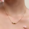 ins wind Mobius pendant necklace women do not fade light luxury niche collarbone chain