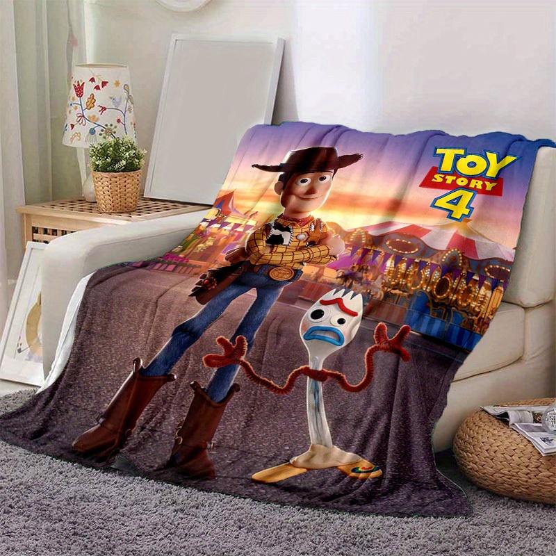 

1PC Toy Story 4 Woody Seasonal Universal Home Decor Blanket - Perfect for All Seasons, Soft Flannel Throw Blanket - Versatile & Cozy for Bed 100x150cm
