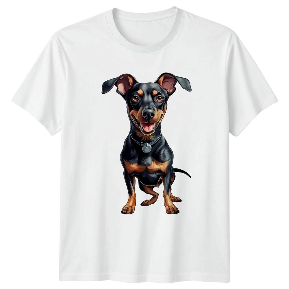 Miniature Pinscher Dog Animals Unisexs TShirt Unisexs Tee Graphic Unisex Top S
