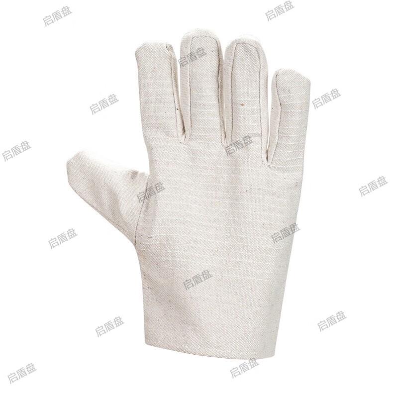 Qidunpan Double-Layer Canvas Work Gloves (10-Pair Pack)