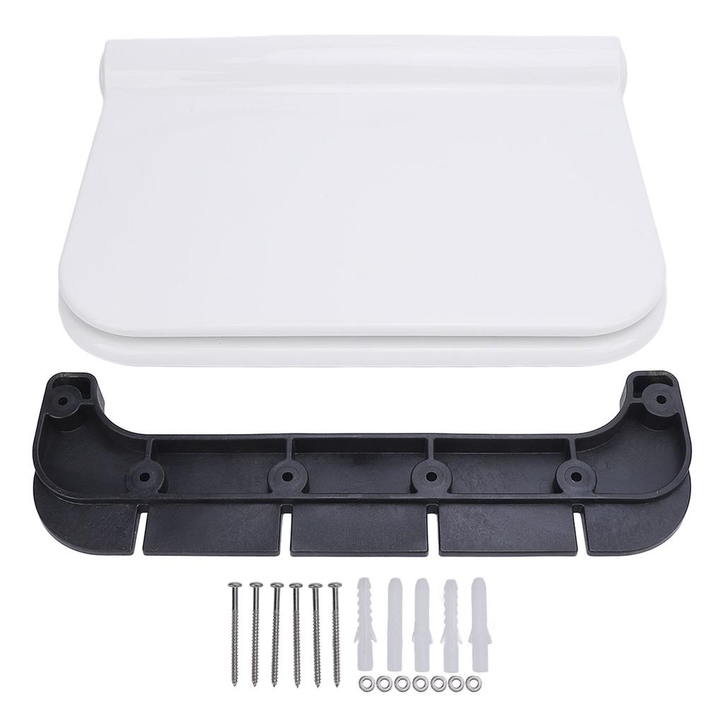 Wandmontierte Duschbank Kunststoff Klappbare Duschsitze für Schwangere Ältere Erwachsene