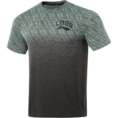 Professional Basketball Series All Over Print Letter Round Neck Comfortable Breathable Slim Fit Short Sleeve T-Shirt Men Tops ATSU723-2