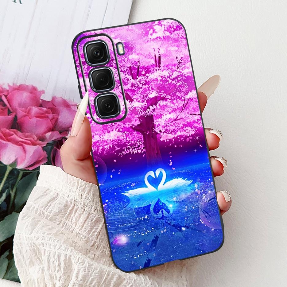 Hülle für Infinix Hot 50 Pro Plus X6880, niedliches Koi-Motiv, weiche TPU-Handyhülle für Infinix Hot 50, Hot50 Pro 4G X6881 und X6882