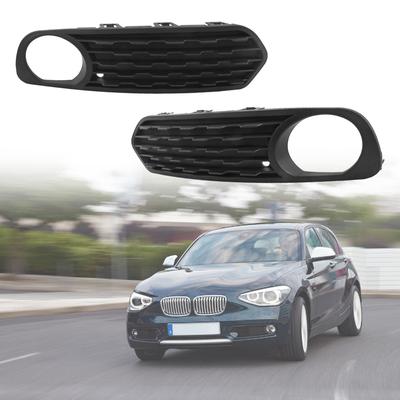 Front Bumper Fog Light Grille Cover For BMW F20 F21 1 Series 116i 118i 120i 2012-2017 Fog Lamp Grilles Trim Frame 51117272557