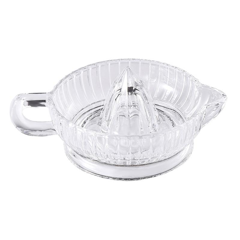 Glass Hand Press Juicer Multipurpose Manual Juicer with Handle For Freshing Lemon And Lime Juice Extraction Kitchen Tool