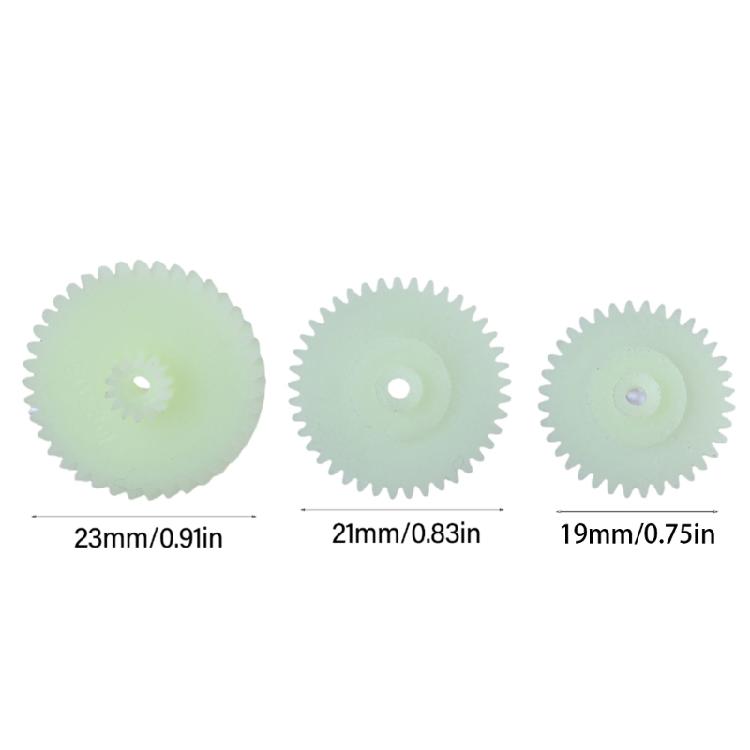 3Pcs/pack Essential Cassette Gear for AQ5030/D8187/D8303/D8479 Tape Recorder Equipment Maintenance & Repair Part