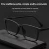 Fashion Eyewear Retro Square Titanium TR90 Large Size Eyeglasses Frame Men Women Anti Blue Light Anti Radiation Glasses 9822