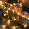 Cherry Blossom Fairy Lights, Battery Operated, Yellow Flower LED, Energy-Efficient, Plastic, for Home Garden, Wedding, Holiday, Christmas, Party, Outd