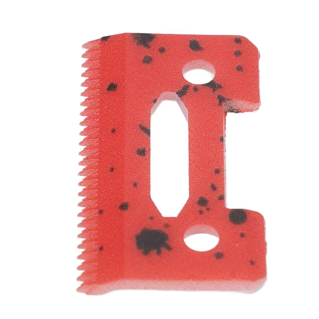 Ceramic Hair Clipper Cutter Blade 49pcs Incisive Teeth Replacement Hair Trimmer Cutter Blade Red