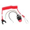Boat Kill Switch Safety Toggle Switch Lanyard Tether Kit for Marine Tohatsu Outboard Engine Motor Urgent Stop Switch Kill Switch