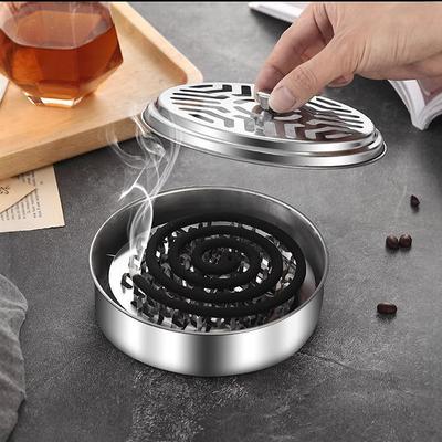 Soporte Portátil para Espiral de Mosquitos al Aire Libre Pesca Camping Plato Colgante para Espiral de Mosquitos Difusor Repelente de Insectos Caja Quemador de Incienso