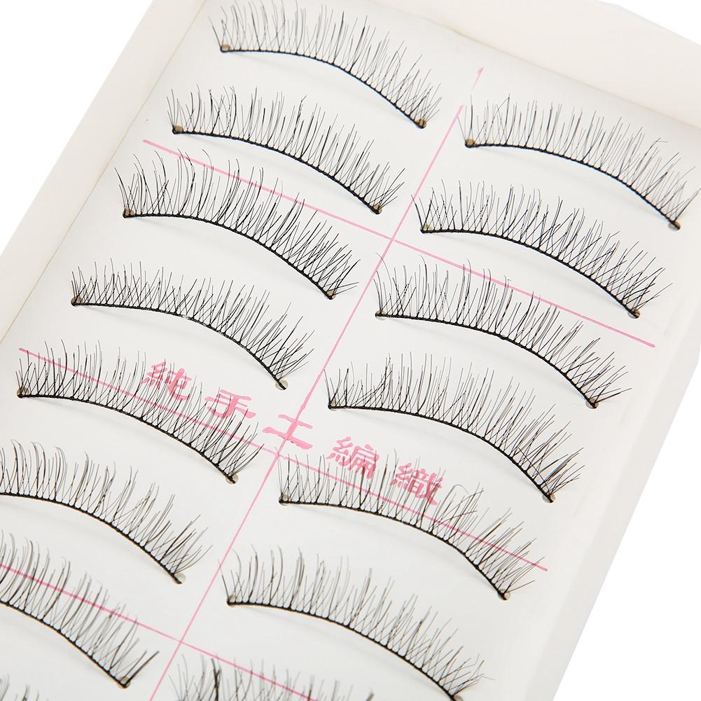 Mannequin Training Flacher Kopf Make-up Wimpern Übung Wimpernverlängerungsset