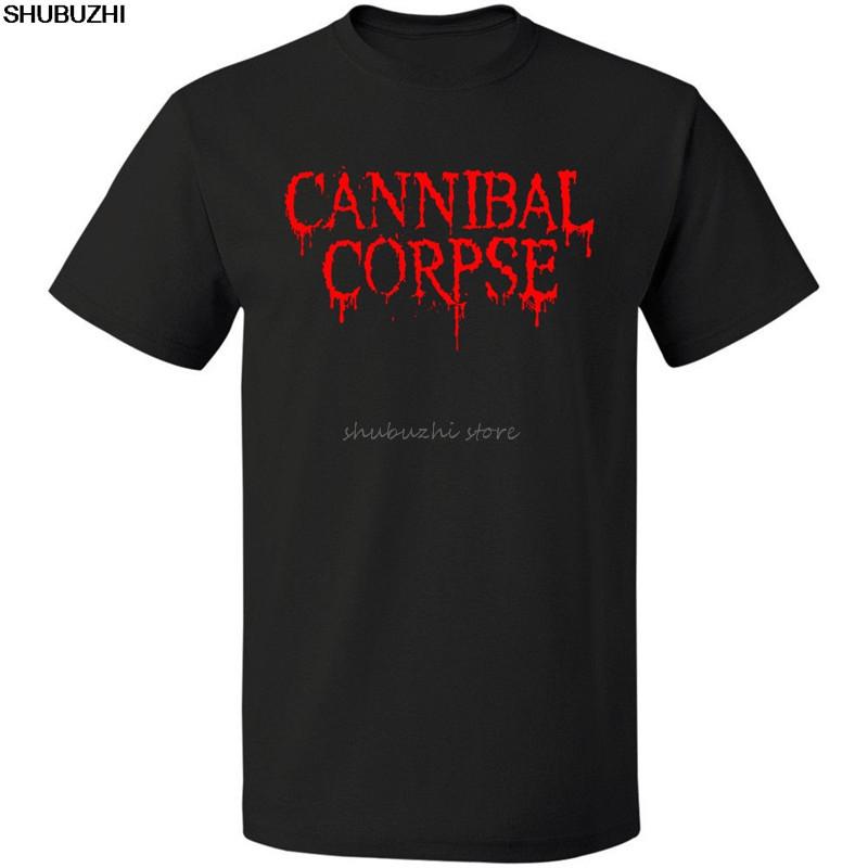 CANNIBAL CORPSE LOGO DEATH METAL GRINDCORE CHRIS BARNES Tee S-3XL  T-Shirt Men Short Sleeve T Shirt Sbz4398