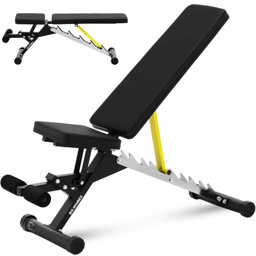 Inclined training bench adjustable 90180 degrees up to 100 kg