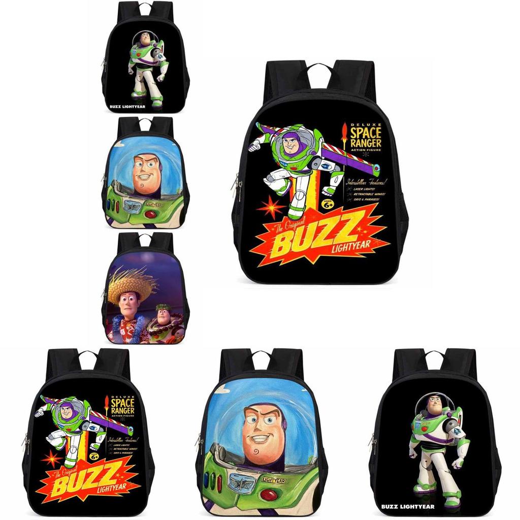 Buzz Lightyear 15-inch Large Capacity Backpack Lightweight Durable Oxford School Bag