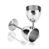 Steel Wine Glass Drinking Cup 180/240/350ml Wine Goblet Champagne Glass