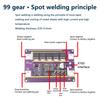 12V 99 Gear Spot Welder Module 5Mos Transistors 2390A Spot Welder Control Board Welding Machine 18650 Battery DIY Soldering Kit