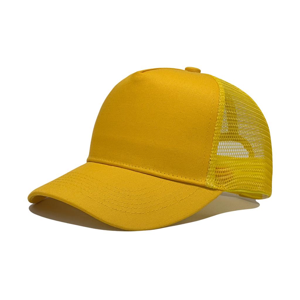 Solid Color Mesh Trucker Cap, Unisex Outdoor Breathable Baseball Cap, Available In Multiple Colors