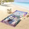 Summer Camp Island cartoon 2D Flat Print Beach Towel, Large Soft Quick Dry Towel for Beach Camping SwimmingXSTJ0915530
