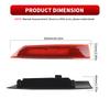 2Pcs 12V For Ford Transit Custom 2016-up 12V LED 3rd Third Brake Light Rear High Level Mount Stop Lamp Accessories OEM# 2009953
