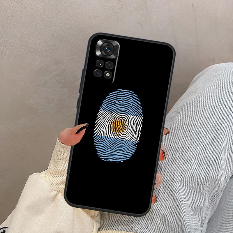 Argentina Flag For Xiaomi Redmi Note 13 10 12 11 14 Pro 11S 12S Case Cover For Redmi 15 13C 12C 14C 10C 15C