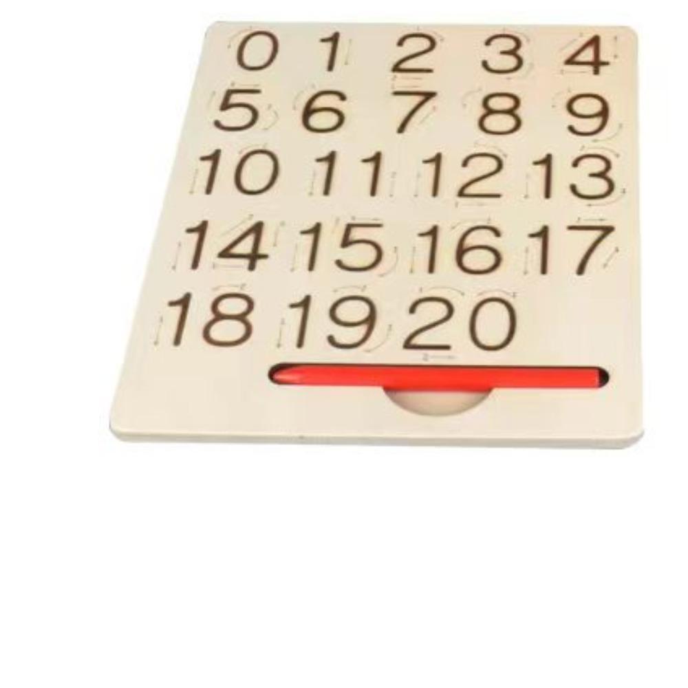 

Детская практика письма Деревянная доска с алфавитом Буквенно-цифровая рукописная трафаретная доска Монтессори игрушки